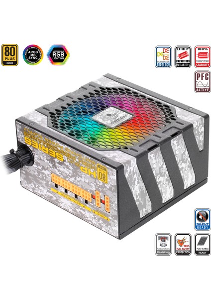GP700B-HP-EVO 700W 80+ Gold Argb Power Supply Pc Güç Kaynağı (5yıl Garanti)