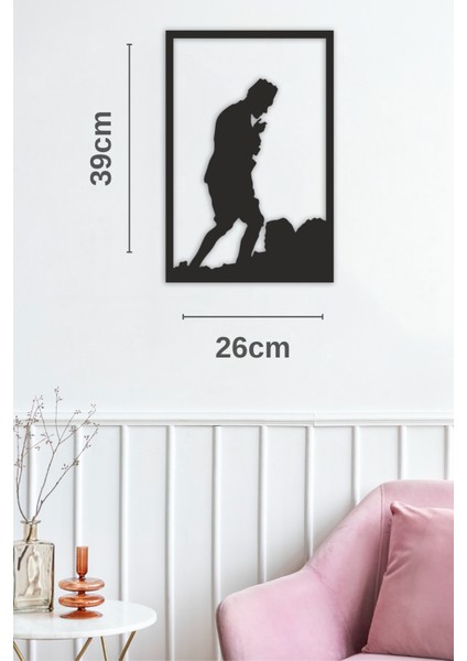 Atatürk Samsun Tablo Mdf Duvar Dekorasyon Lazer Kesim 39x26 Cm