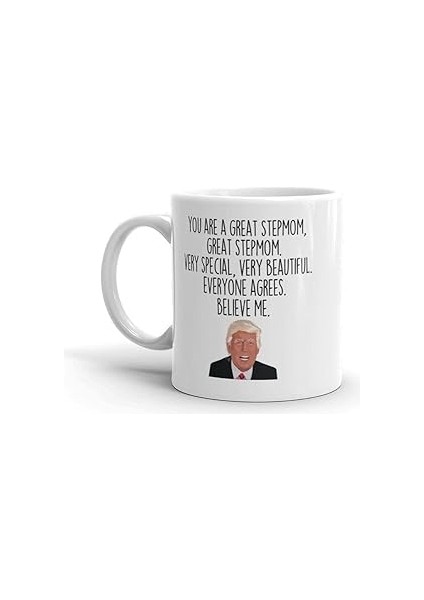 Print Dore Üvey Anne Kahve Bardağı, Iyi Üvey Anne Kupası, Üvey Anne Hediyesi,ingilizce Kupa Bard
