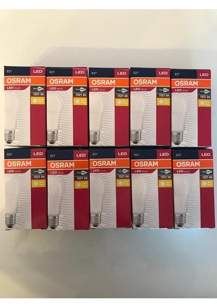 13W 1521 Lumen E-27 2700K Sarı LED Ampul 13W=100W 10 Adet fiyatları