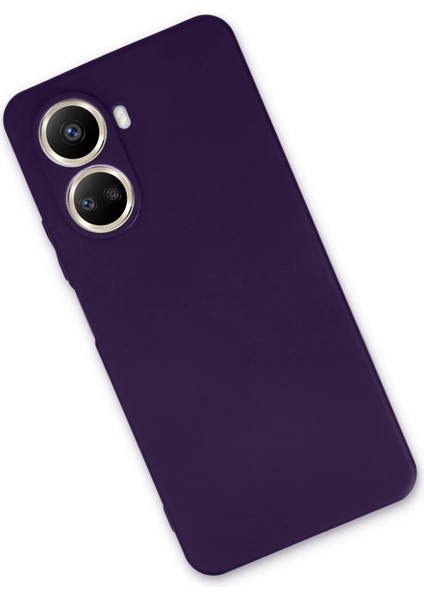 Huawei Nova 10 Se Kılıf First Silikon - Mürdüm modelleri