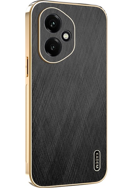 Honor 400 5g Galvanik Ipek Doku Pu + Tpu Telefon Arka Kapağı (Yurt Dışından)