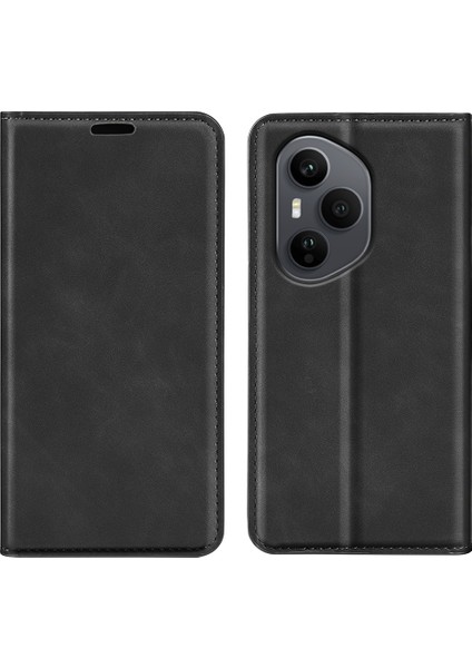 Honor 400 Pro 5g Skin Dokunmatik Deri Cüzdan Telefon Kılıfı (Yurt Dışından)
