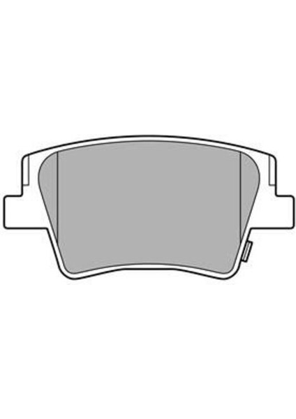 Delphı LP3553 Fren Balatası Arka Hyundaı Santafe 2.0-2.2 2018>