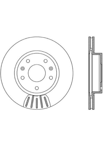 62265 On Fren Dıskı Land Rover Freelander 00> 277X21X66.2-5DL