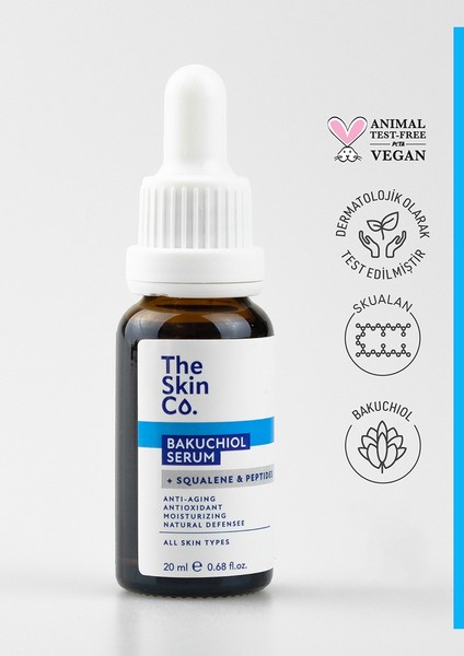 The Skin Co. Bakuchiol Bitkisel Retinol Serum 20 ml modelleri