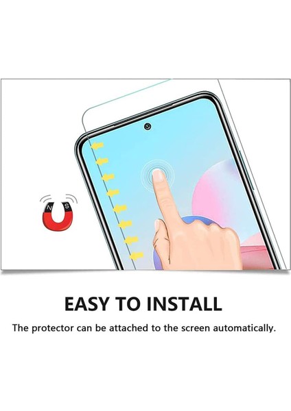Xiaomi Redmi Note 9 ile Uyumlu Micro Cam Ekran Koruyucu Tam Kaplama, Çizilmeye Dayanıklı Yüksek Hassasiyetli Temperli Ekran Koruma Camı fırsatları