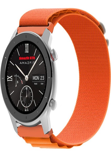 Amazfit Gtr 42MM Akıllı Saat Uyumlu Kordon Alpine Loop Döngü Spor Kayış