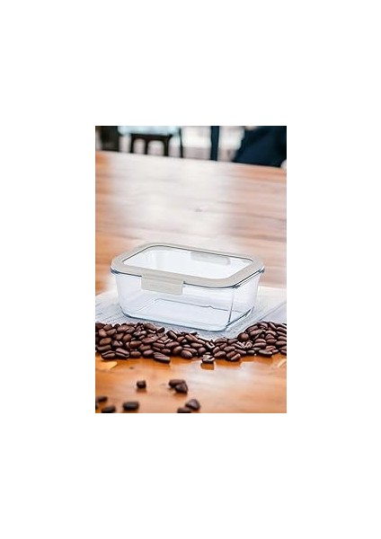 Fi̇ka Glace Cam Saklama Kabi 800ML Bej