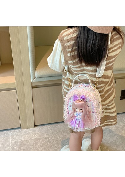 Sevimli Kız Çantası Moda Prenses Kız Sırt Çantası (Yurt Dışından)