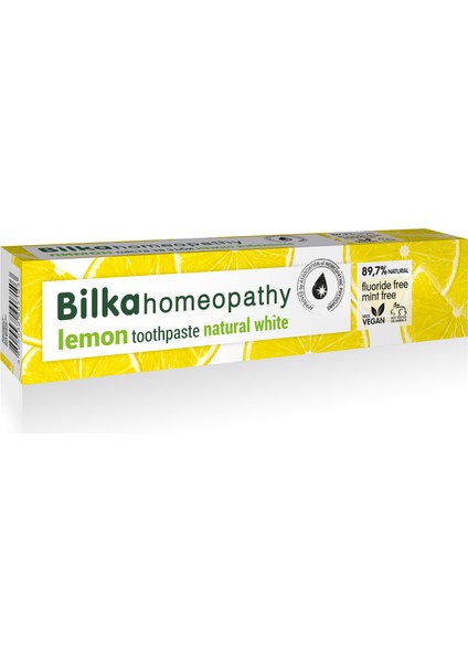 Homeopati Diş Macunu Natural White Limonlu indirimleri
