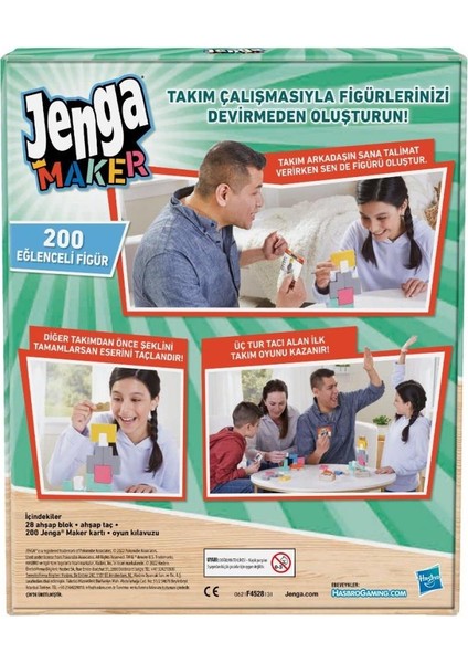 F4528 Hasbro Gaming - Jenga Maker +8 Yaş
