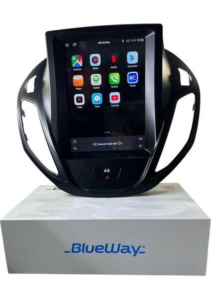Ford Courier 2013-2023 Blueway 8-128 Tesla Tam Profesyonel Oem Multimedia modelleri