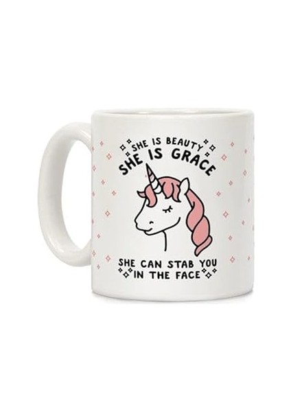 Print Dore O Güzelliktir O Zarafettir Yüzüne Bıçaklayabilir Ingilizce Kupa