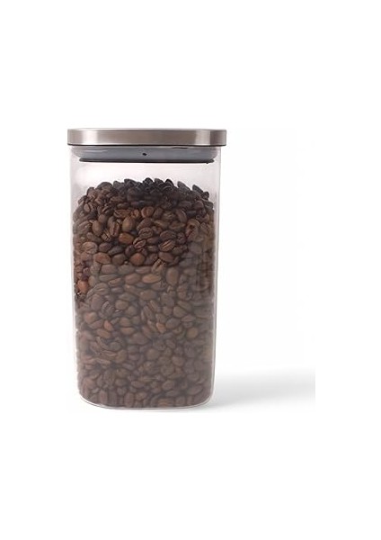 1100ML Sızdırmaz Vakumlu Metal Kapaklı Borosilikat Cam Kavanoz – Hava Geçirmez & Dayanıklı