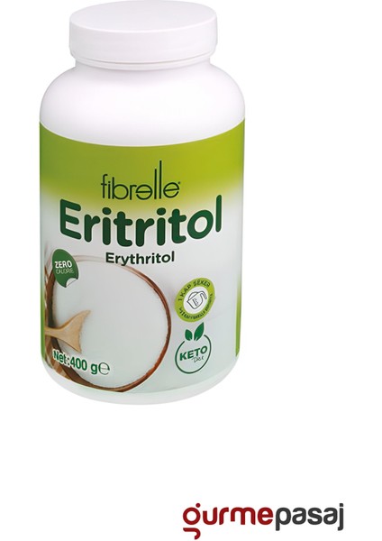 Eritritol Toz Tatlandırıcı (Şişe) Sıfır Kalori 400 G