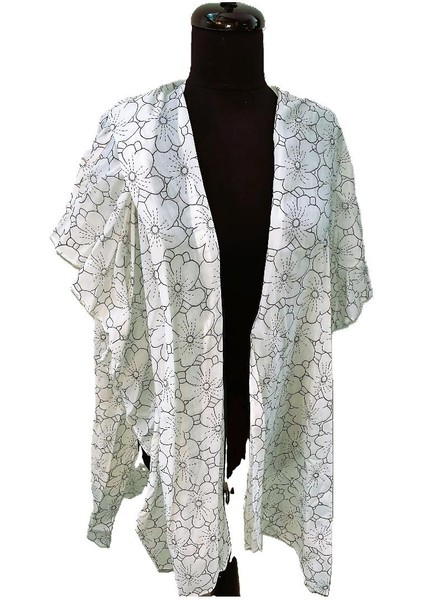 Plaj Kimono %100 Pamuk