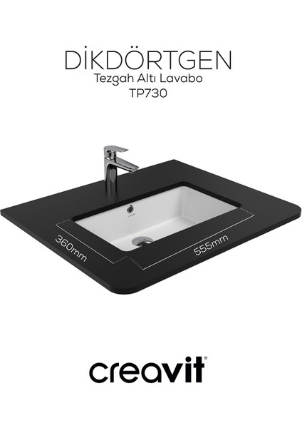Tezgah Altı Lavabo 30*50CM Beyaz fırsatları