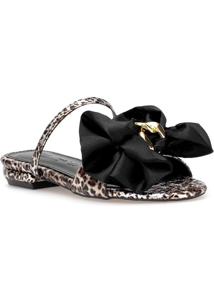 Elit PM230 K202-1 Kadın Düz Terlik Leopar fiyatları