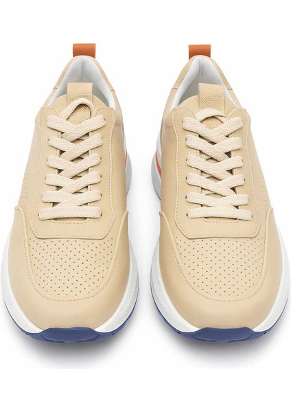 Erkek Bej Mevsimlik Casual Deri Spor Ayakkabı fiyatları