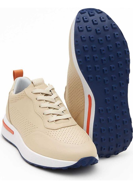 Erkek Bej Mevsimlik Casual Deri Spor Ayakkabı modelleri