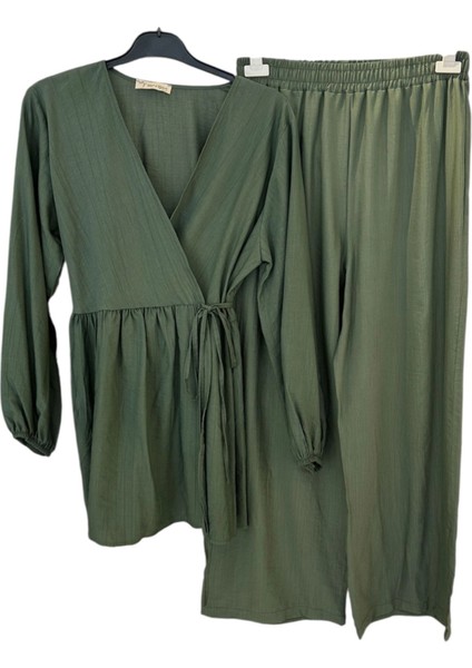 Z-521 Pile ve Kimono Detaylı Pantolonlu Çilek Ikili Takım fiyatları