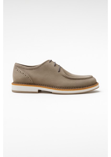 Erkek Vizon Süet Smart Casual Ayakkabı