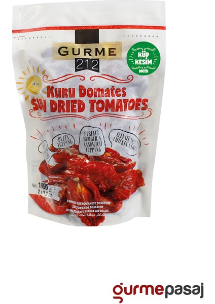 Gurme 212 Kurutulmuş Domates Küp Kesim 1 kg