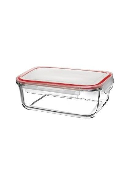 Paşabahçe, Borcam, Bake Store Saklama Kabı, 3350 Cc, T A Conta Lsr Kırmızı, Tekli Ofset Tanıtım Kar