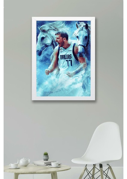 Luka Doncic Çerçeveli Tablo - Dallas Mavericks Nba Posteri Tablo fiyatları