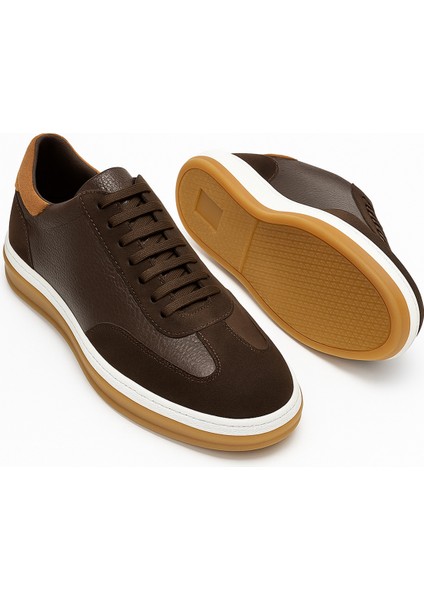 Erkek Kahve Mevsimlik Casual Deri Ayakkabı modelleri