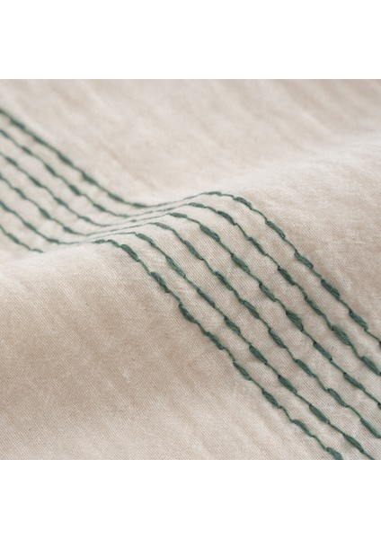 Imre Çift Kişilik Nevresim Takımı %100 Organik Pamuk Müslin Yeşil 200X220 cm fırsatları