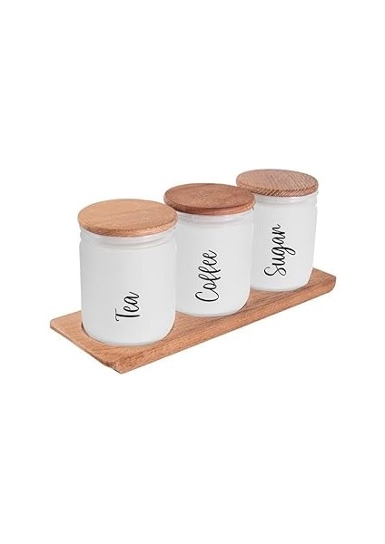 Herevin 232102-020 Ahşap Kapaklı Kavanoz 446 ml