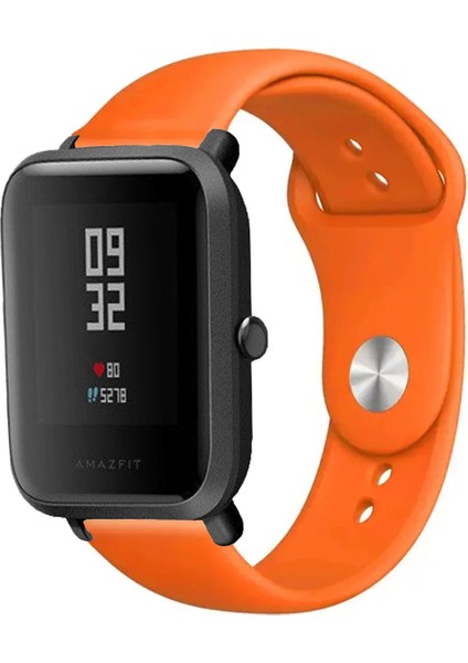 Amazfit Bip ve Bip Lite Akıllı Saat Uyumlu Spor Silikon Kordon
