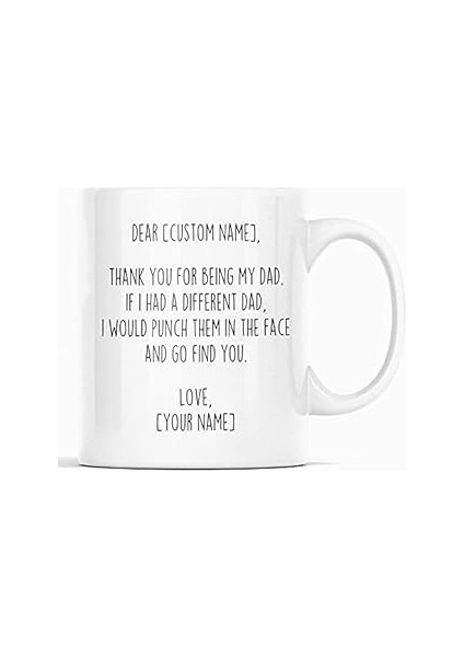 Print Dore Dad Gifts Personalized Custom Name Mug Gifts For Dad Funny Dad Gift Idea Fathers Day Gif
