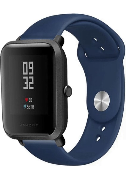 Amazfit Bip ve Bip Lite Akıllı Saat Uyumlu Spor Silikon Kordon