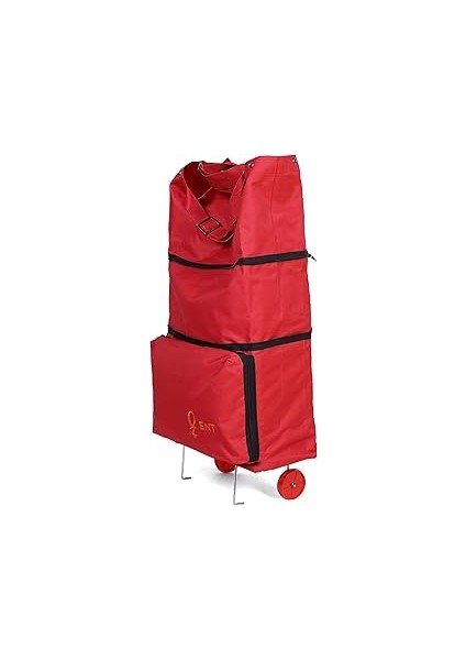 Ent Rklm Entcanta Nergi̇s Model Su Geçirmez, Ağır Yüklerde Yardımcı, 2 Tekerli ve Katlanabilir Alışv