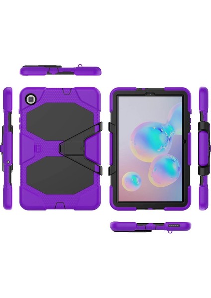 Samsung Galaxy P610 Tab S6 Lite 10.4 Kılıf Griffin Tablet Kapak - Mor