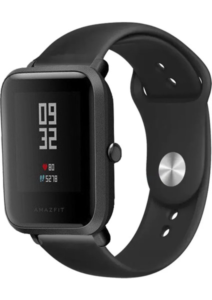 Amazfit Bip ve Bip Lite Akıllı Saat Uyumlu Spor Silikon Kordon