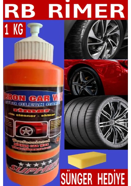 Ribbonwax Reperlent (Firçasiz Cilalı Oto Yıkama Şampuanı ) 1 Lt