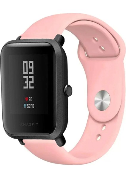 Amazfit Bip ve Bip Lite Akıllı Saat Uyumlu Spor Silikon Kordon