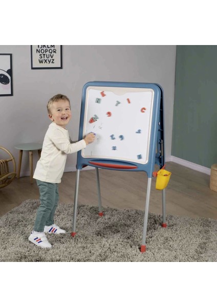 Smoby Metal Ayaklı Çift Taraflı Manyetik Yazı TAHTASI 7600410308 fiyatları