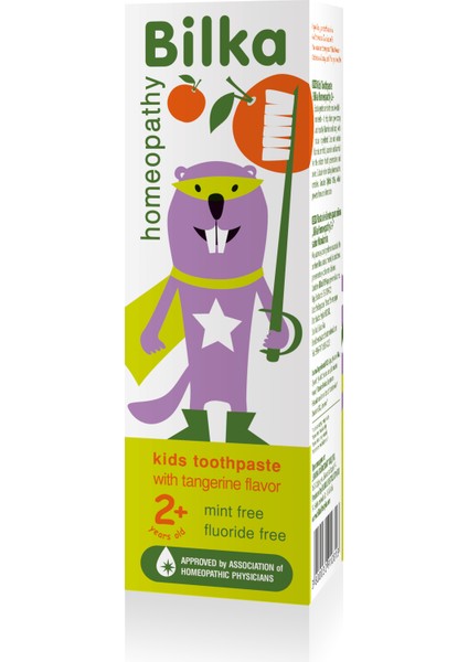 Homeopati Çocuk Diş Macunu 2+ Mandalina indirimleri
