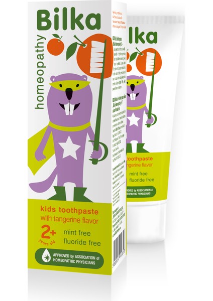 Homeopati Çocuk Diş Macunu 2+ Mandalina