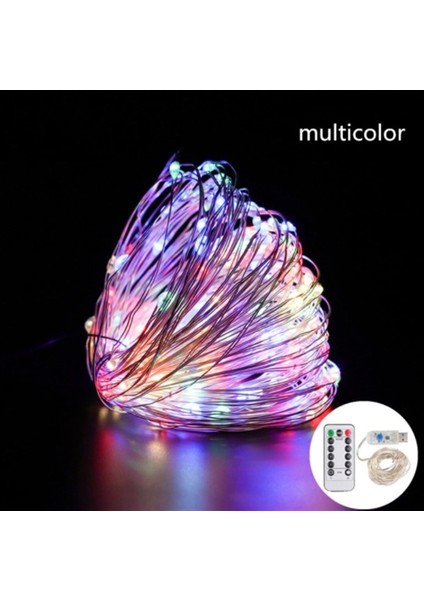 8 Modlu USB Li Kumandalı 5 M Peri LED Rgb