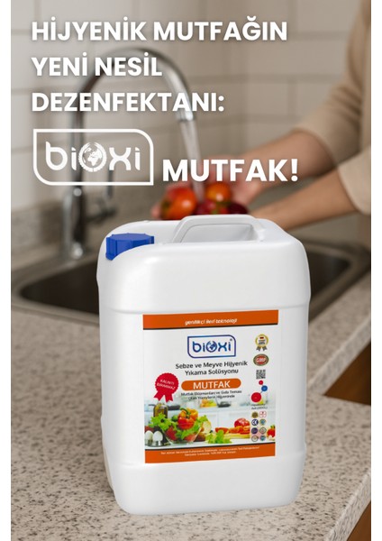 Sebze Meyve Yıkama ve Mutfak Yüzey Hijyen Solüsyon, Doğal ve Kalıntı Bırakmayan Solüsyon 5 Lt fiyatları