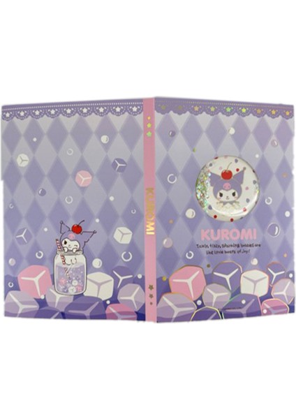 Sanrio Lisanslı Renkli Yaz Serisi Sert Kapak Sallantılı Not Defteri - Kuromi fiyatları