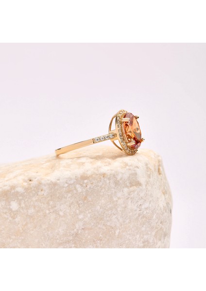 14 Ayar Altın Zultanit Tektaş Yüzük, Renk Değiştiren Altın Zultanit Yüzük, Nişan Yüzükler modelleri