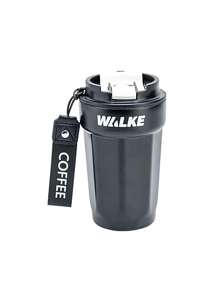 Walke Luxury Çift Ağızlıklı Paslanmaz Çelik Bardak Termos 450 ml