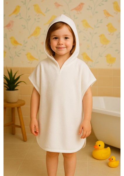 CottonVerse Havlu Panço – %100 Pamuk Kapüşonlu